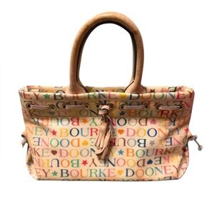 Dooney & Bourke Colorful Logo Satchel